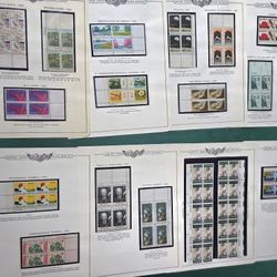 Stamp Block Collection From 1969 To 1975