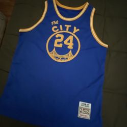 Rick berry Royal Blue #24 Jersey Mitchell & Ness