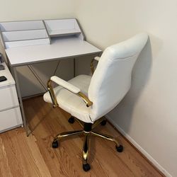 Desk and chair