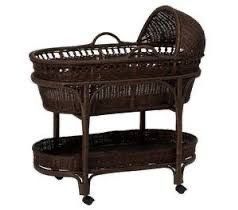 Pottery barn cheap rattan bassinet
