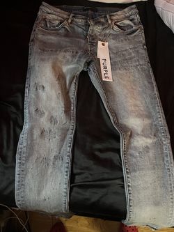 Purple jeans