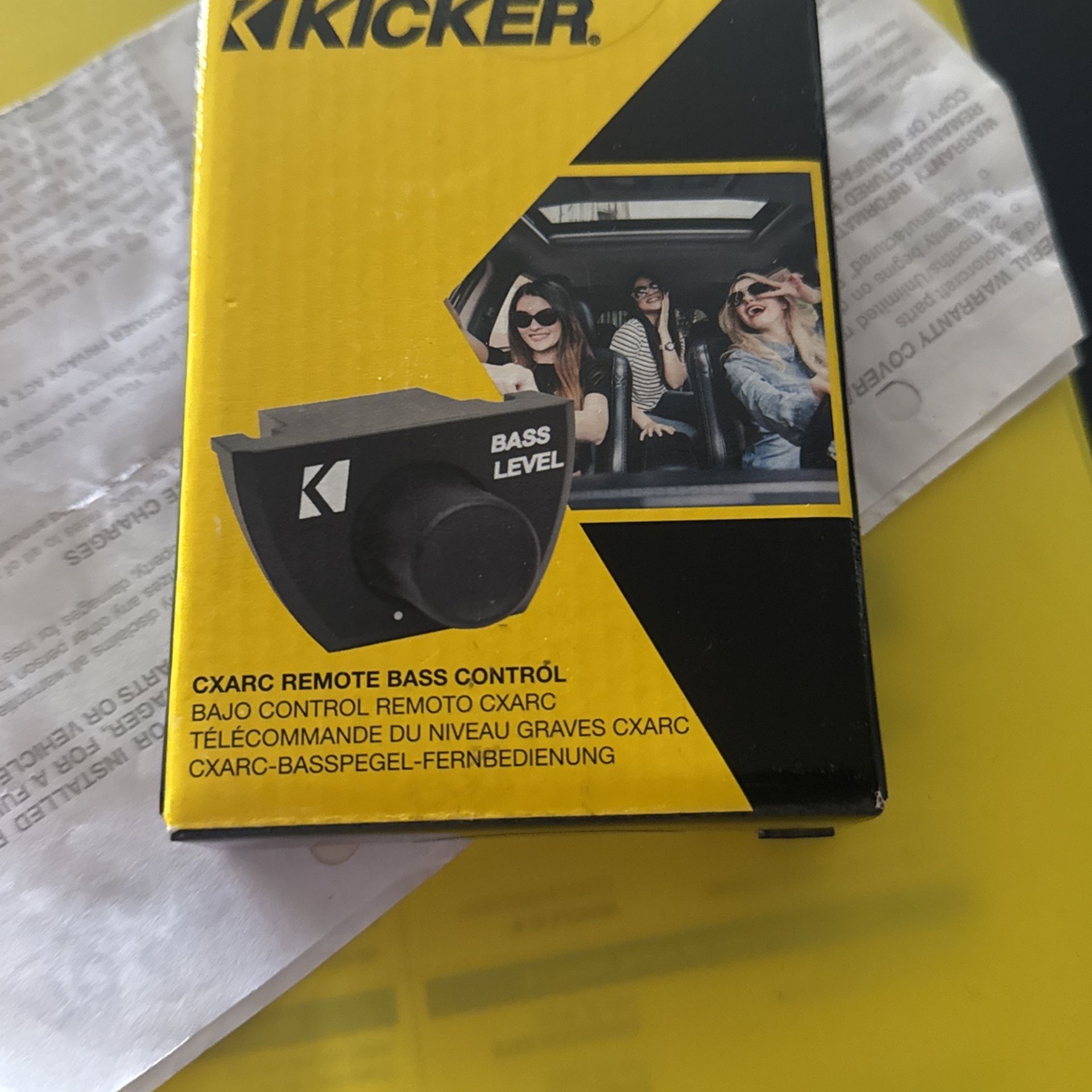 Kicker Remote Bass Control