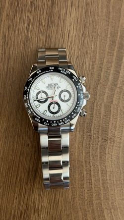 Custom Seiko Daytona-Style Chronograph Watch – Stainless Steel
