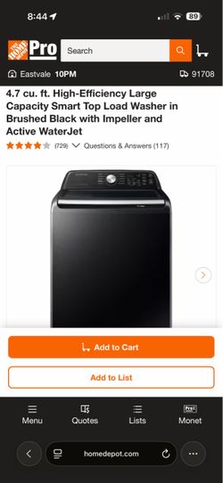 Washer and Dryer Samsung
