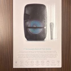 8” Bluetooth speaker w/ mic