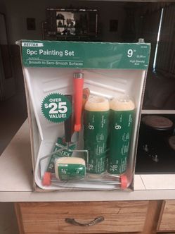 8pc painting set-(if wanted some paint options available as well)