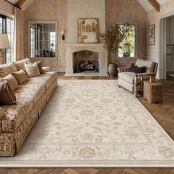 Beige rug