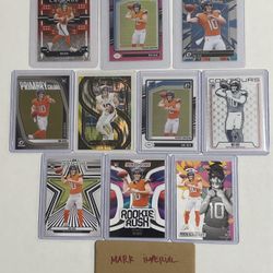 Bo Nix Rookie Card Lot