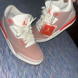 Air Jordan 3 Retro ✰ʀᴜsᴛ ᴘɪɴᴋ✰