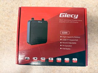 Giecy G300 Multi-functional Portable Voice Amplifier with LED Display