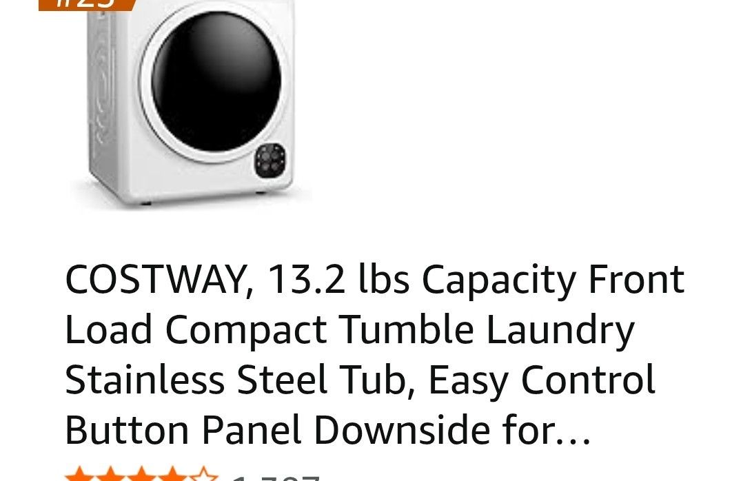 Costway compact dryer