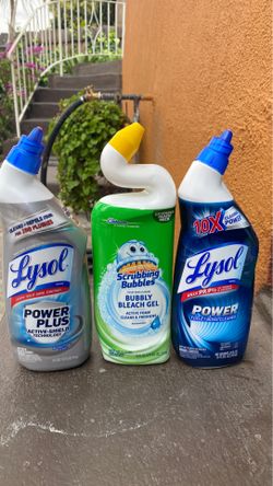 Lysol and Scrubbing Bubbles