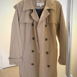 Beige All Weather Trench Coat 