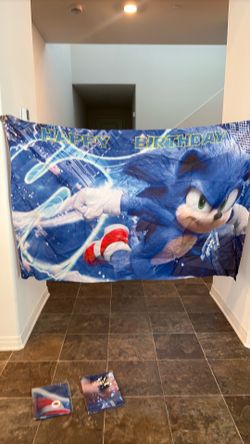 Sonic birthday decorations