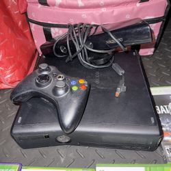 Xbox 360 Kinect W/ Games
