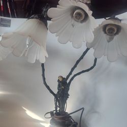 August Moreau Art Deco Lamp
