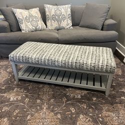 Like New Furniture/couch/coffee table bench