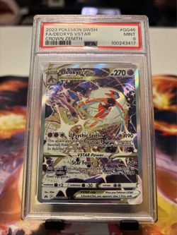 Deoxys VSTAR GG46/GG70 SWSH: Crown Zenith: Galarian Gallery Holo. PSA 9.