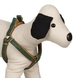 American Kennel Club AKC Hunter Green Step-In Adjust Dog Harness Large Breed EUC
