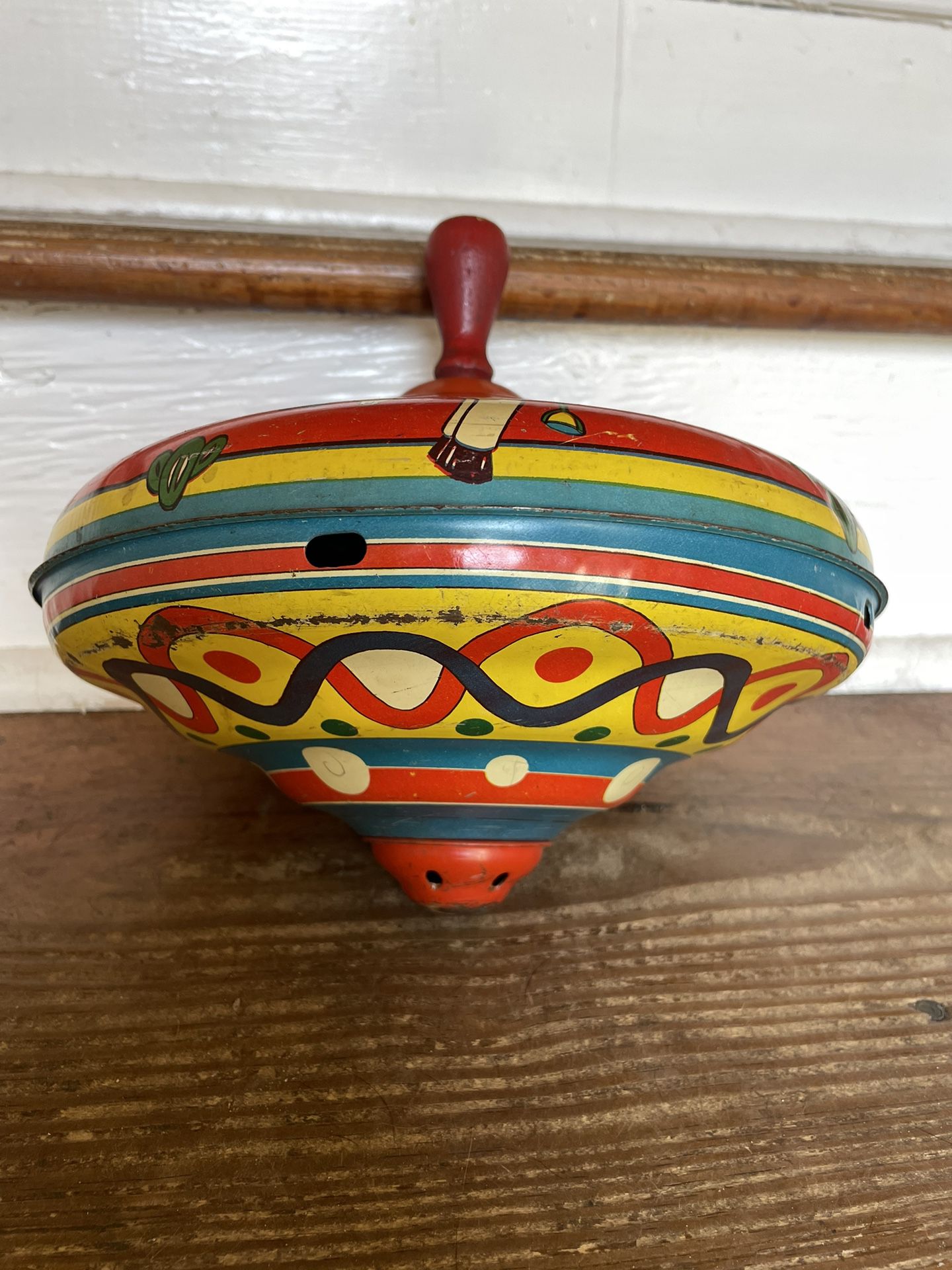 Vintage Spinning Toy Top -OHIO ART CO 