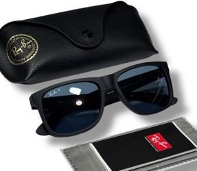 New in the box RayBan JUSTIN Polarized sunglasses RB4165