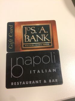 Ticket to Jos A Bank and B Napoli