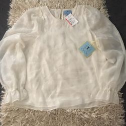 Antigue cream color blouse