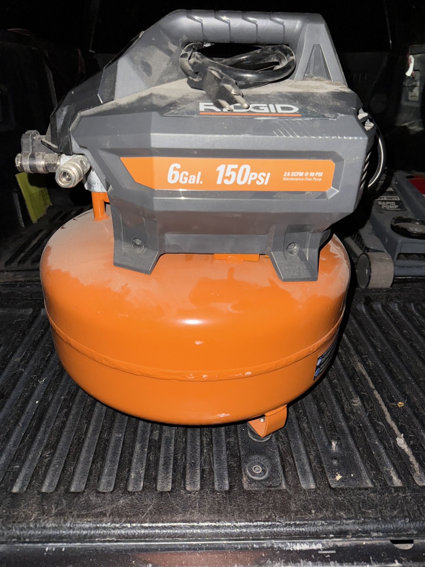 RIDGID 6 Gal. Portable Electric Pancake Air Compressor