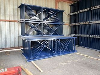 8ft x 42" Green Teardrop Uprights For Pallet Racking Shelving Storage