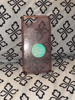 SPECK Sparkle Case w Mermaid Pop Socket iPhone 7/8 Plus