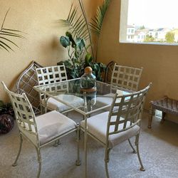 Wrought Iron Patio Furniture With Table MOVING!!!