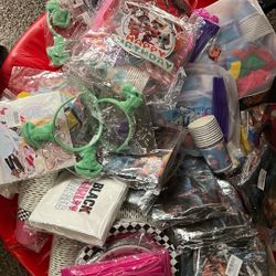 Lot of Party Supplies