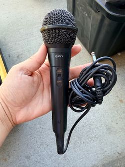 ION Microphone tailgater Handheld wired Mic black metal On/Off button switch