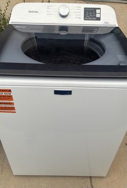 Maytag 4.8 cu. ft. top-load washer with Deep Fill and Power Impeller