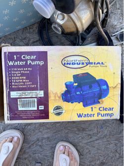 1”clear water pump