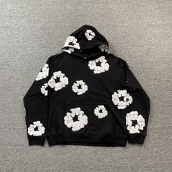 NEW!! DENIM TEARS HOODIE BLACK