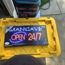 Man Cave LED Sign $10