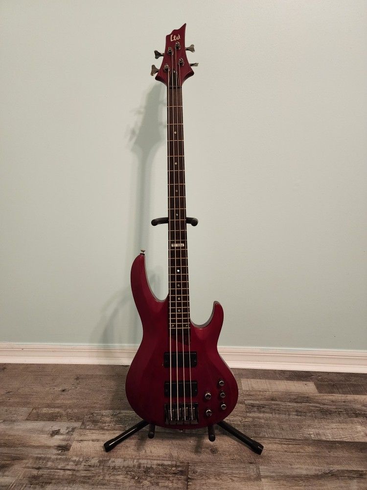 ESP LTD B-334 Electric Bass Guitar Stain Red