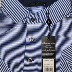 Brand New Greyson Golf Saranac Polo - Med - Royal Blue