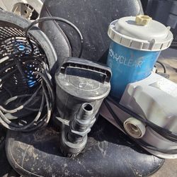Pool Filter/ Pump And Sump Pump