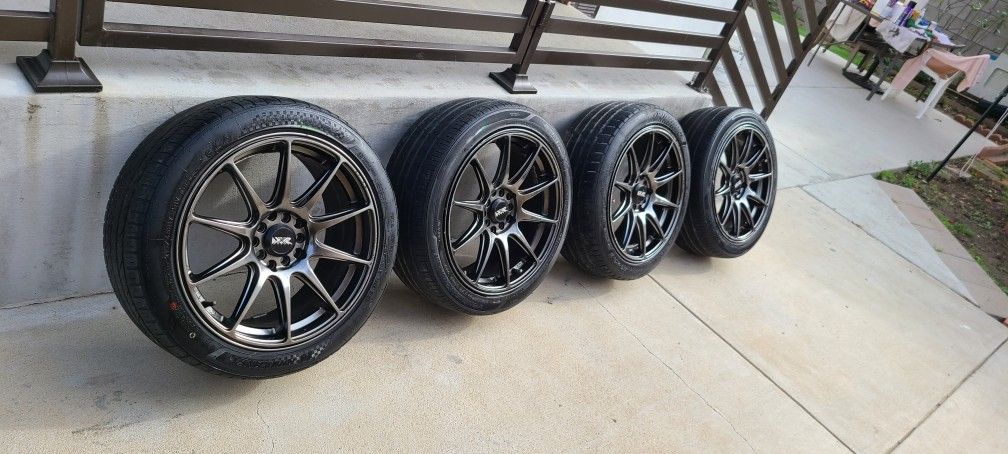 17" XXR Wheels Style 527 Chromium Black