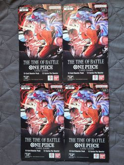 One Piece OP16 Sleeved Booster Pack | The Time of Battle OP-16 Card Game