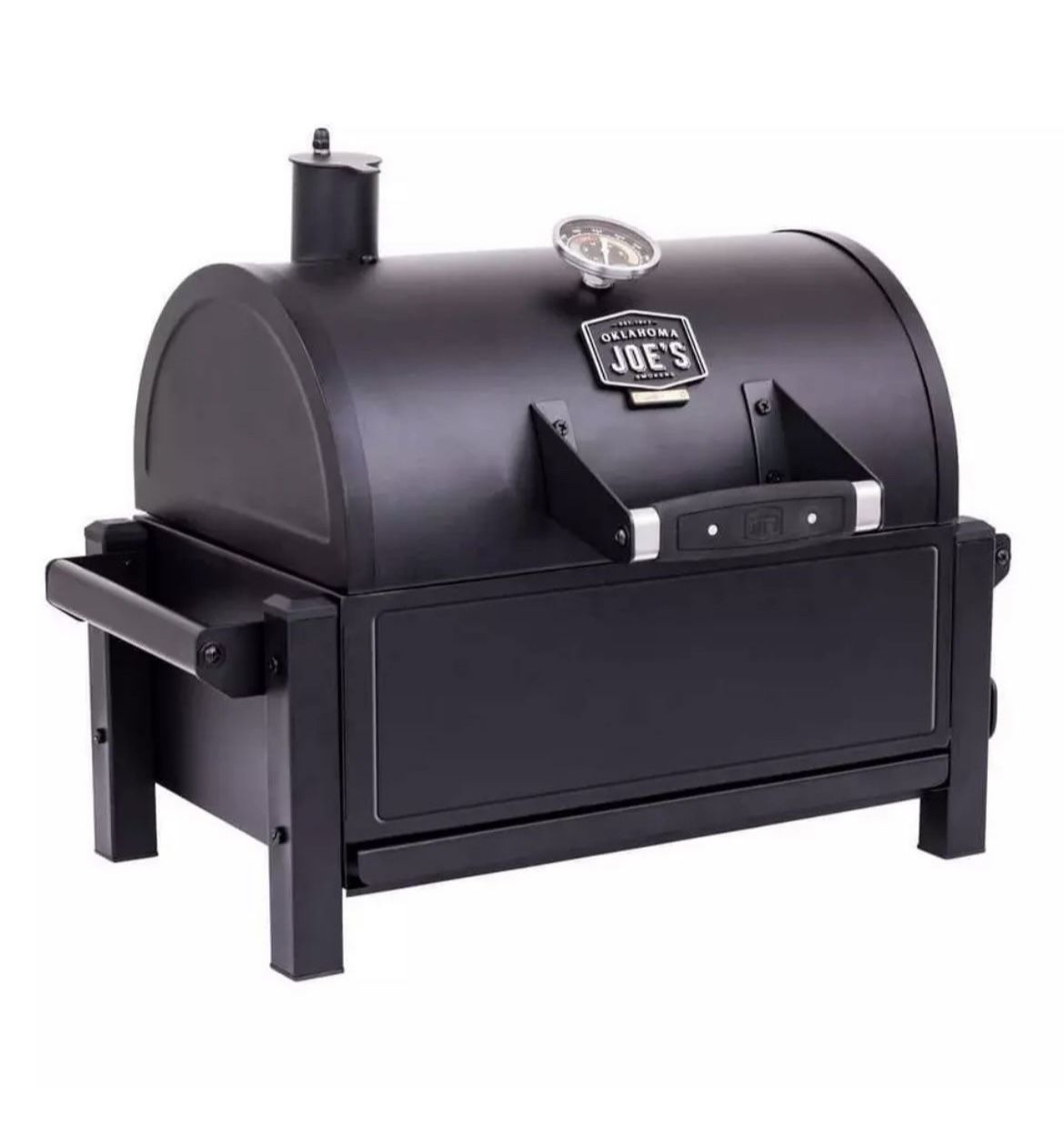 Oklahoma Joes Cast Iron Portable Tabletop Charcoal BBQ Grill