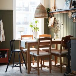 Solid pine dining table