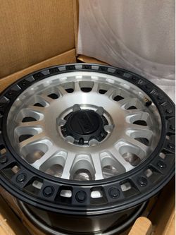 KMC IMS Machined with Black Lip 6-Lug Wheel; 18x9; 18mm Offset