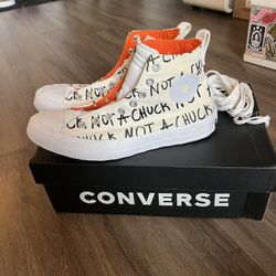 Converse Not A Chuck, White/Orange, 8.5