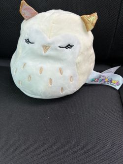 Squishmallows Flipamallows Vee Owl to Serena Swan Bird 5" Plush Kellytoy NWT