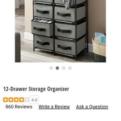 12 Drawer Storage 