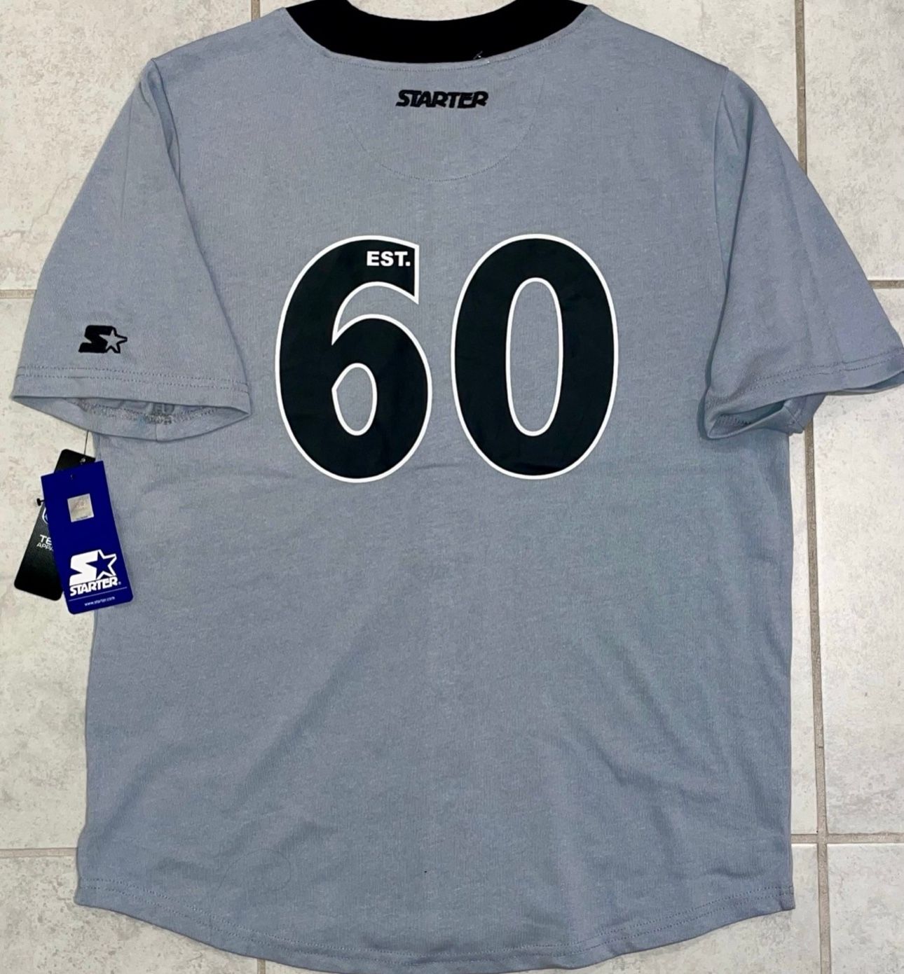 Raiders baseball jersey starter sale