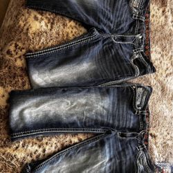 Womens rock Revival Jeans Sizes 30 And 32 